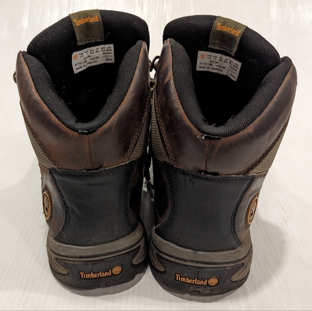 TIMBERLAND Men's Chocorua Trail mid brown leather waterproof hiking boots - Picture 6 of 14